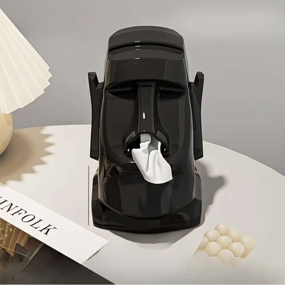 Soporte de yeso para toallitas universales, auriculares de mesa
